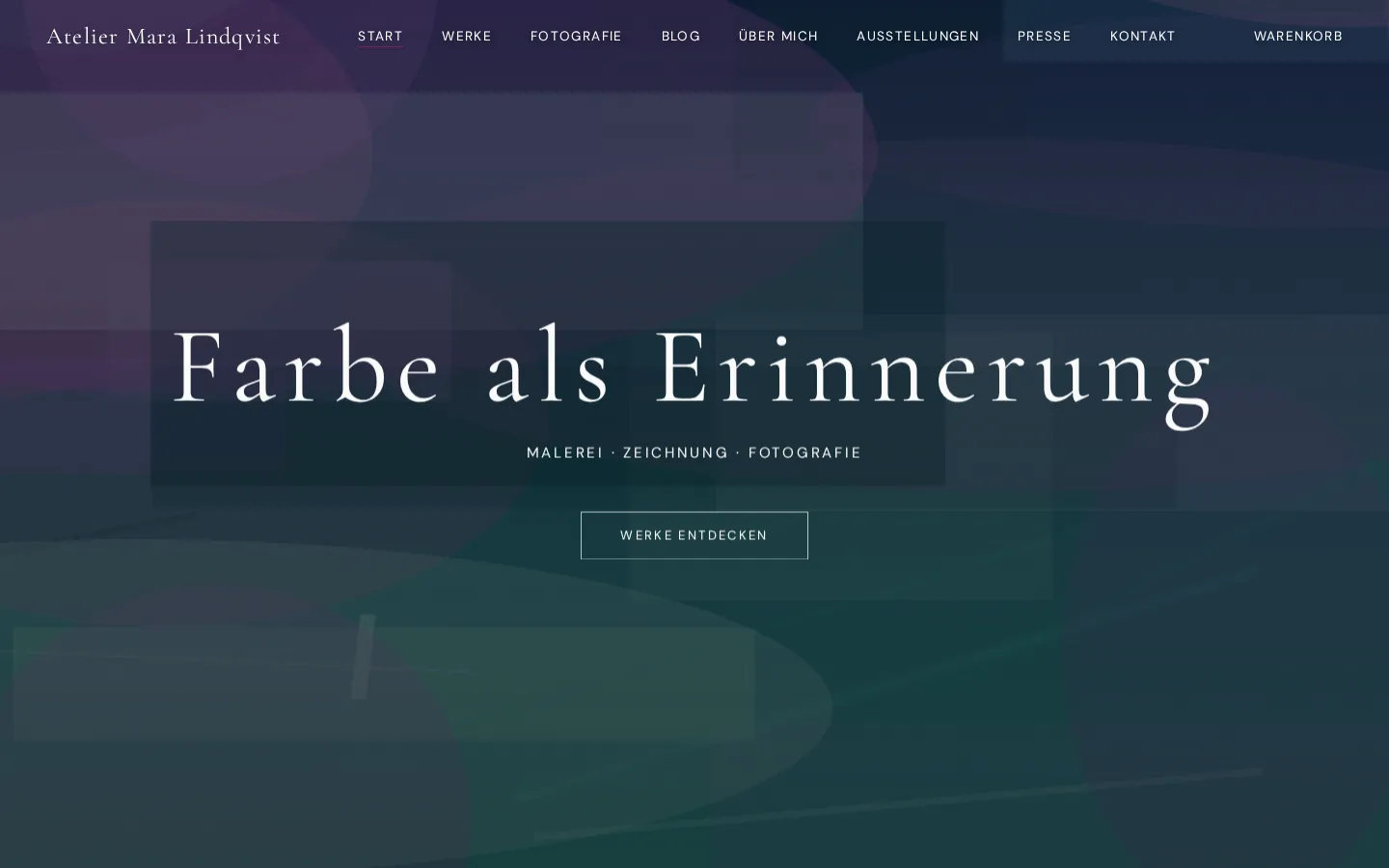 Künstlerwebsite in Kunst-OS
